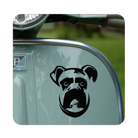 Pegatina BOXER. Pegatinas de animales y mascotas.