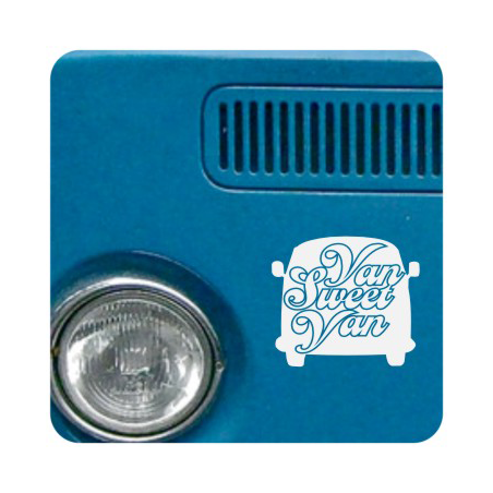 Pegatina VAN SWEET VAN. Pegatinas para Camper y Autocaravana
