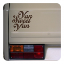 Sticker van sweet van