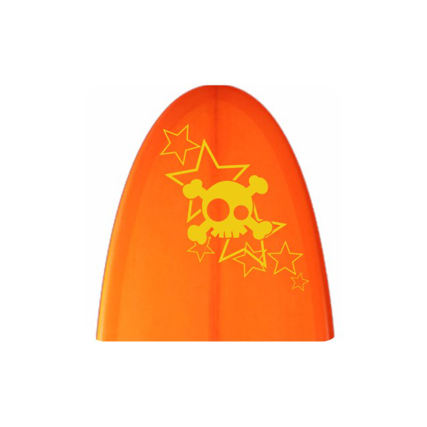 Autocollant calaveras estrellas