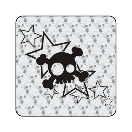 Sticker calaveras estrellas
