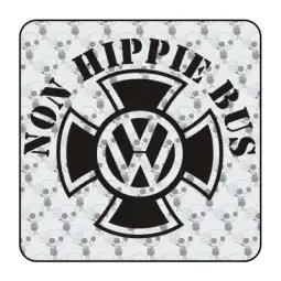 NON HIPPIE BUS MALTESERKREUZ Aufkleber 2