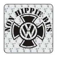 NON HIPPIE BUS MALTESERKREUZ Aufkleber 2