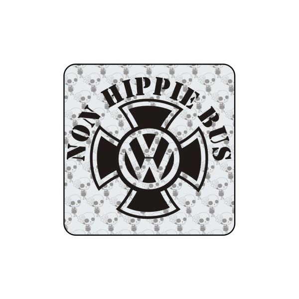 Sticker non hippie bus malta
