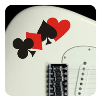 Sticker ases poker