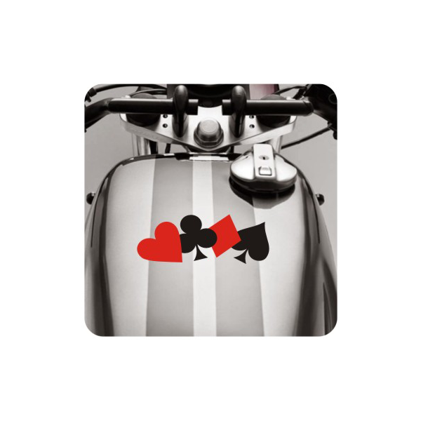 Pegatina de vinilo ASES POKER