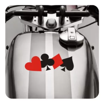 Sticker ases poker