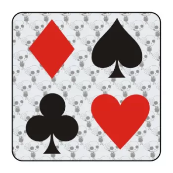 Sticker ases poker