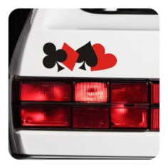 Sticker ases poker