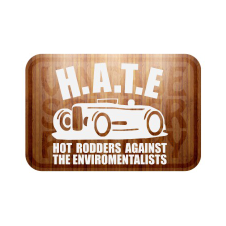 Pegatina de vinilo HATE