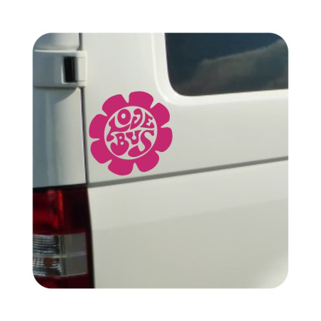 LOVE BUS Aufkleber