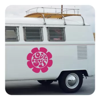 Sticker love bus