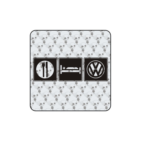 Pegatina COMER DORMIR VW. Pegatinas para Camper y Autocaravana