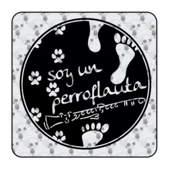 Pegatina SOY UN PERROFLAUTA. Pegatinas para Camper y Autocaravana