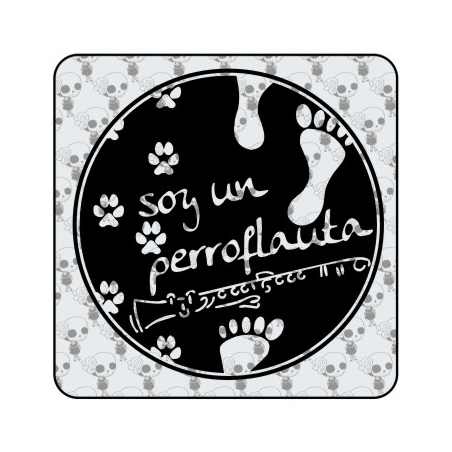 Sticker soy un perroflauta