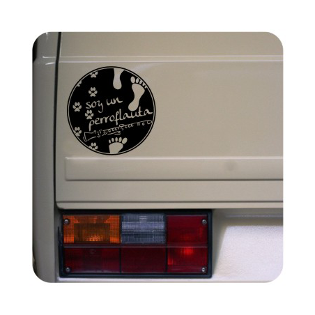 Sticker soy un perroflauta