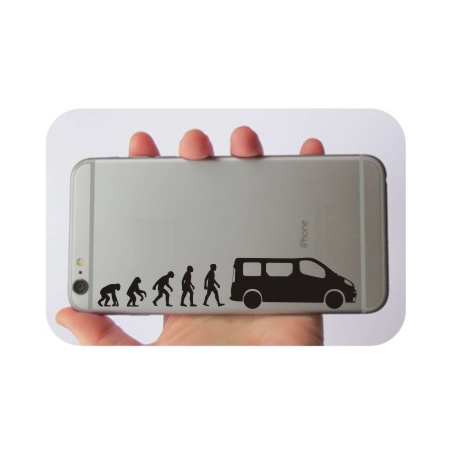 Pegatina EVOLUCION RENAULT. Pegatinas para Camper y Autocaravana