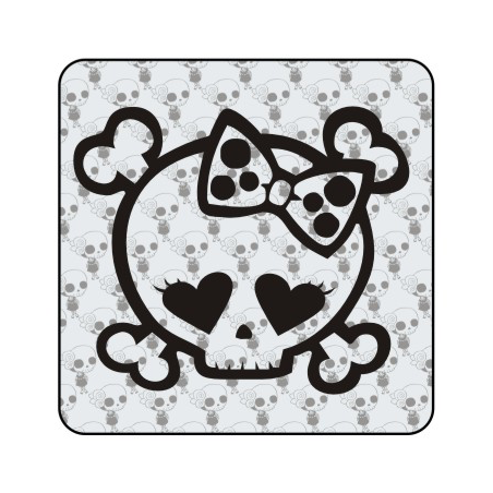 Pegatina CALAVERA LAZO. Pegatinas freaks, pegatinas frikis.