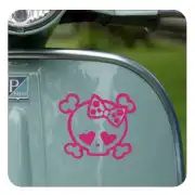 Pegatina CALAVERA LAZO. Pegatinas freaks, pegatinas frikis.