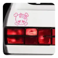 Autocollant calavera lazo