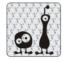 Autocollant monstruos 2