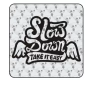 Autocollant slow down 2