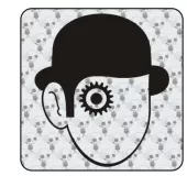 Pegatina NARANJA MECANICA. Pegatinas freaks, pegatinas frikis. 2