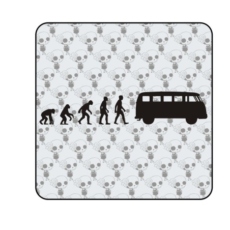 Pegatina EVOLUCION T1 SURF. Pegatinas para Camper y Autocaravana