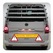 Pegatina VEHICULO LENTO. Pegatinas para Camper y Autocaravana