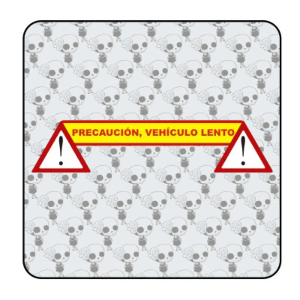 Sticker vehiculo lento