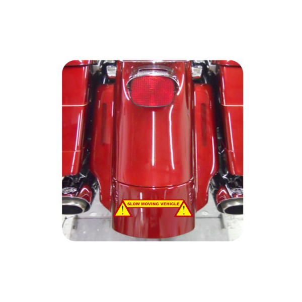 Pegatina SLOW MOVING VEHICLE. Pegatinas para Camper y Autocaravana