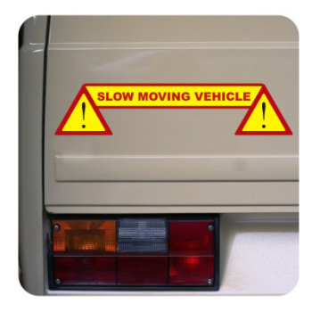 SLOW MOVING VEHICLE Aufkleber