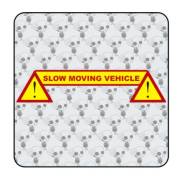 Sticker slow moving vehicle