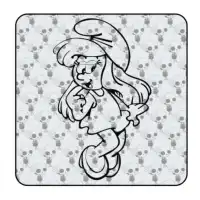 PITUFINA Aufkleber 2