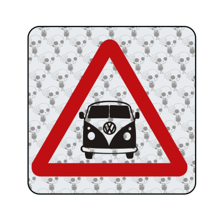 VORSICHT T1 Aufkleber