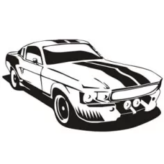 Sticker mustang