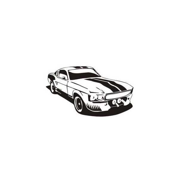 Sticker mustang