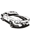 Pegatina MUSTANG