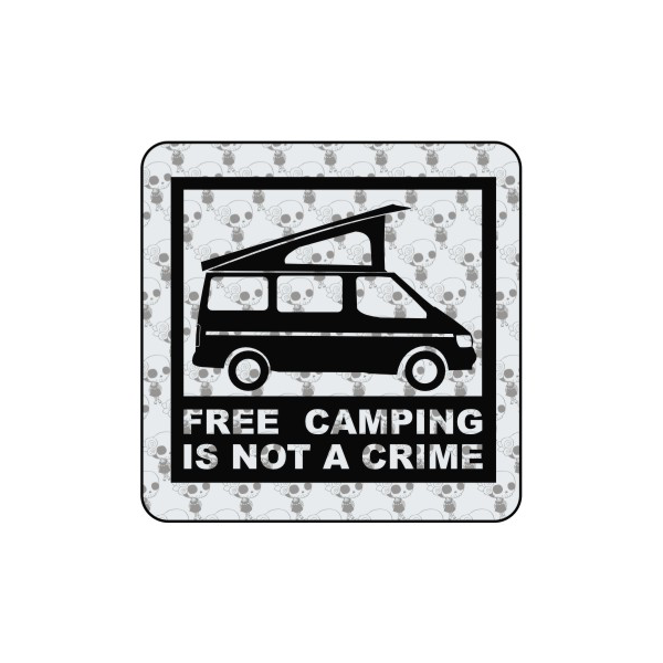Sticker freecamping transit