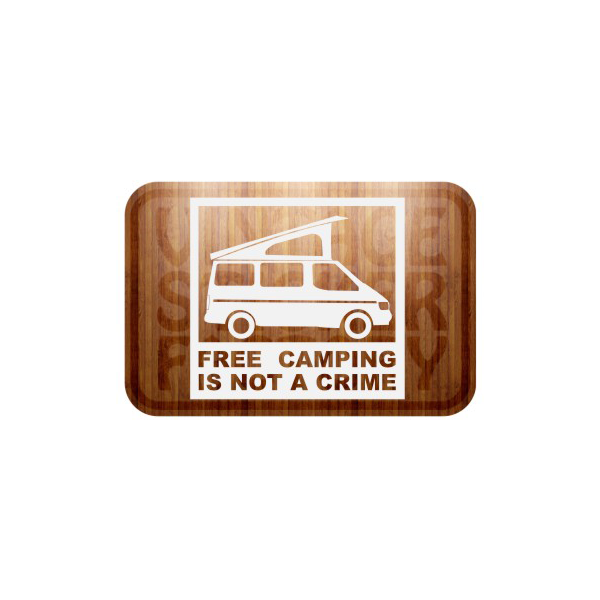 Sticker freecamping transit