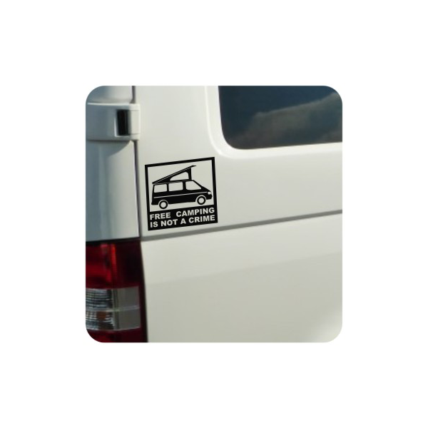 Sticker freecamping transit
