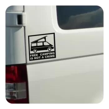 Sticker freecamping transit