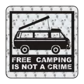 FREECAMPING T3 WESTFALIA Aufkleber 2