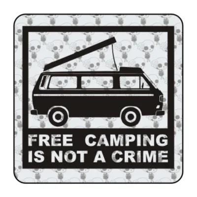 FREECAMPING T3 WESTFALIA Aufkleber 2