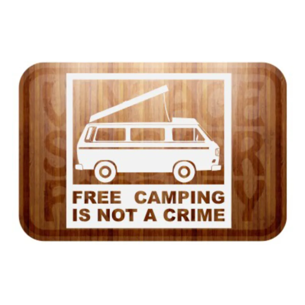 Pegatina FREECAMPING T3 WESTFALIA. Pegatinas para vw t3