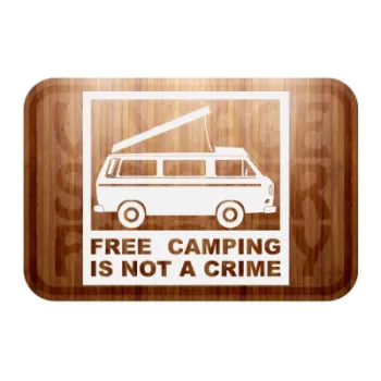 Sticker freecamping t3 westfalia