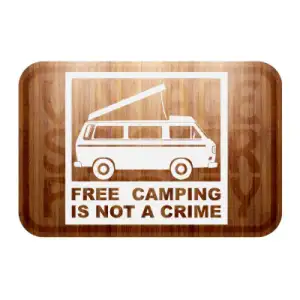 Pegatina FREECAMPING T3 WESTFALIA. Pegatinas para vw t3