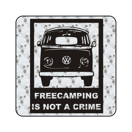 FREECAMPING T2 Aufkleber