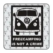 Pegatina FREECAMPING T1. Pegatinas para Camper y Autocaravana