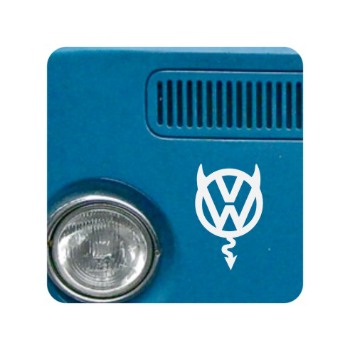 Pegatina VW DIABLO. Pegatinas para Camper y Autocaravana
